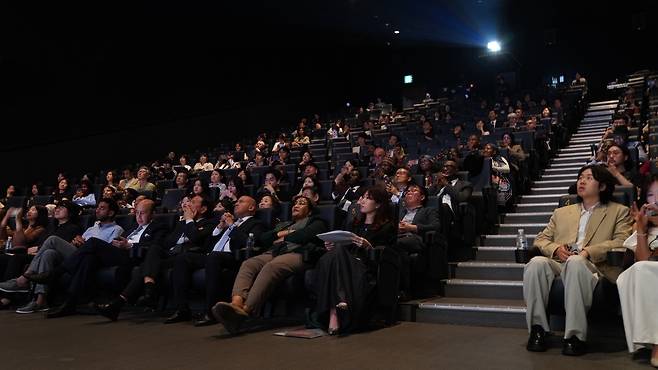 '제7회 아프리카영화제' 서울 개막식 참석자들 [한·아프리카재단 제공. 재판매 및 DB 금지]