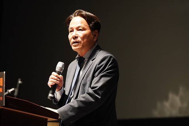 '제7회 아프리카영화제' 개회사 하는 김영채 한·아프리카재단 이사장 [한·아프리카재단 제공. 재판매 및 DB 금지]