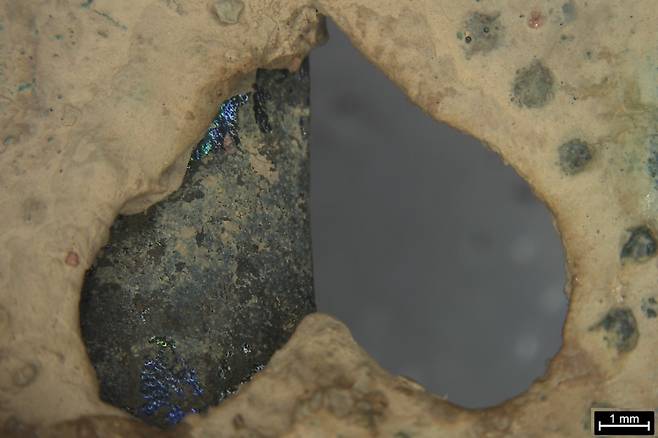 비단벌레 날개 장식 상세 이미지)(국가유산청 제공)