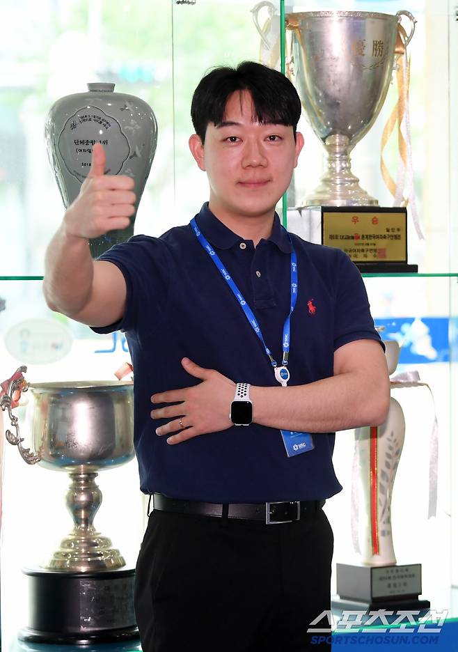 황덕현 서울시체육회 주임이 14일 스포츠조선과 인터뷰를 하고 있다. 박재만 기자 pjm@sportschosun.com/2025.05.14/