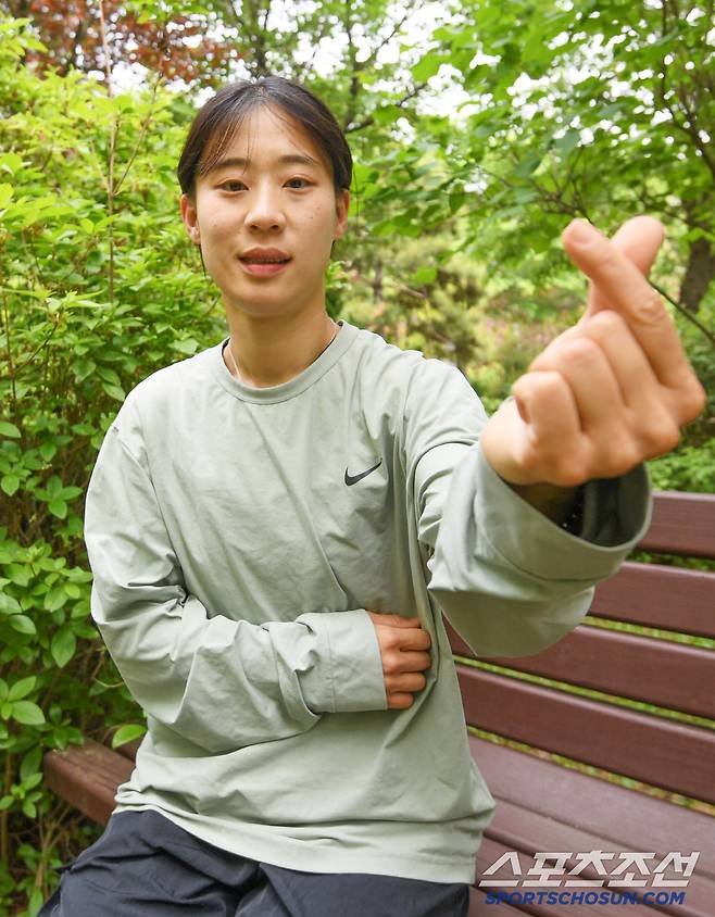 김영신 강신중학교 교사가 13일 스포츠조선과 인터뷰를 하고 있다. 박재만 기자 pjm@sportschosun.com/2025.05.13/