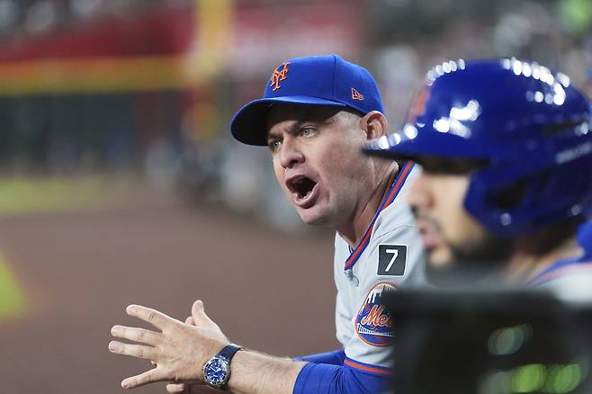 카를로스 멘도사 뉴욕 메츠 감독. AP연합뉴스