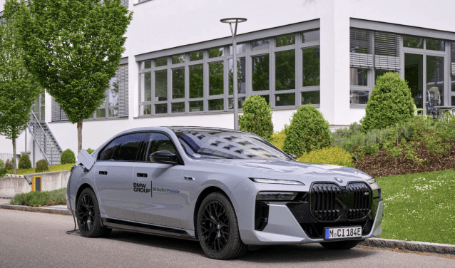 전고체 배터리 테스트 차량 (사진=BMW)