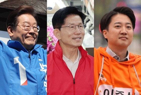 이재명 더불어민주당, 김문수 국민의힘, 이준석 개혁신당 대선후보 /사진=뉴스1