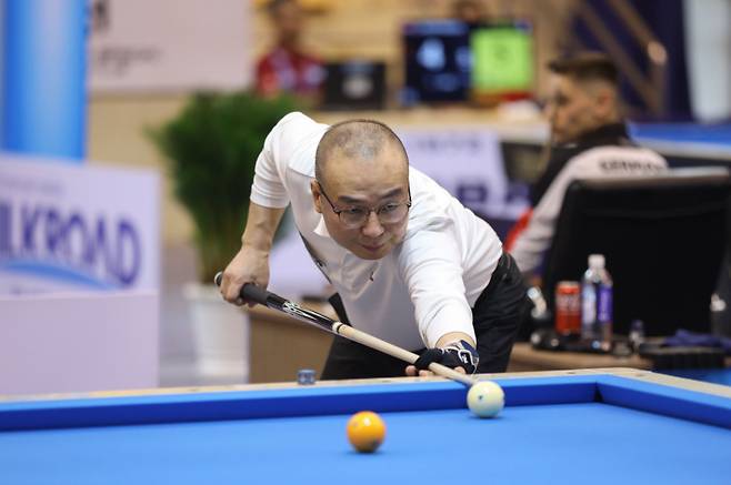 F조에서 2승으로 1위를 차지한 임형묵(수원). SOOP 제공