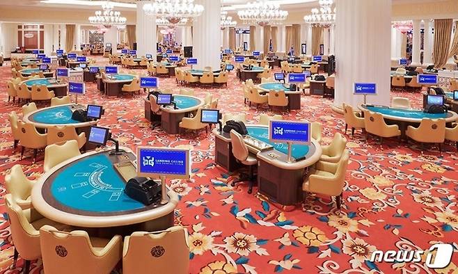 제주신화월드 랜딩카지노. [뉴스1]