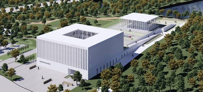 전북 전주시 장동에 들어설 전북 대표도서관 조감도. 전북도 제공