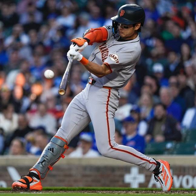 이정후의 타격 자세. /사진=샌프란시스코 자이언츠 공식 SNS