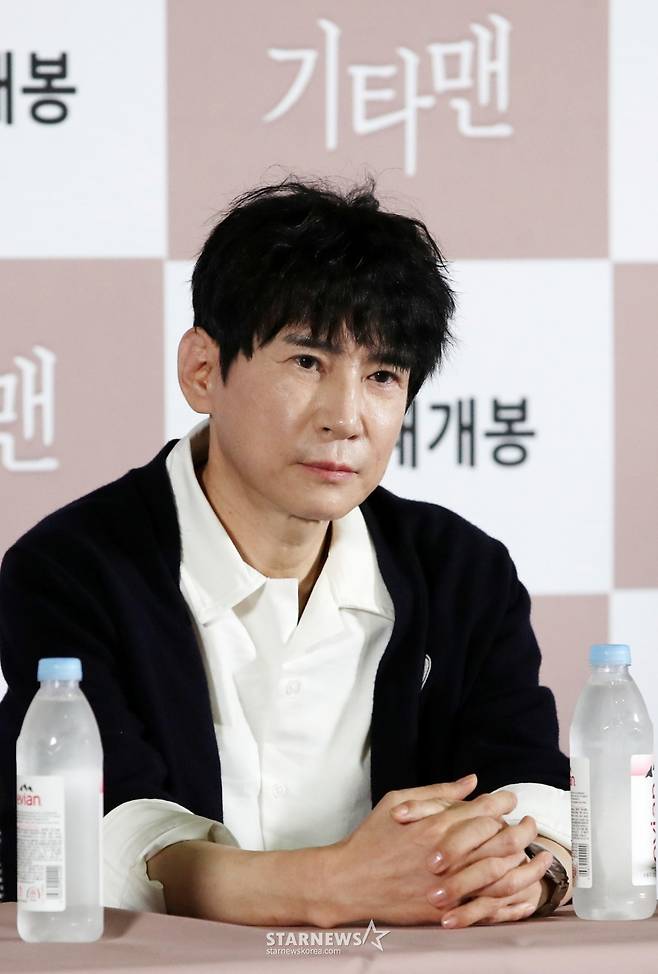 故 김새론의 유작으로 남겨진 영화 '기타맨' 언론시사회가 열린 21일 서울 송파구 롯데시네마 월드타워에서 이선정 감독이 질의응답을 하고 있다. /2025.05.21 /사진=김휘선 hwijpg@