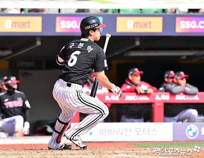 LG 내야수 구본혁은 20일 사직구장에서 열린 '2025 신한 SOL Bank KBO 리그' 롯데와 주중 3연전 첫 번째 경기에서 7번타자 2루수로 선발 출전했다. 멀티히트와 3타점을 기록해 팀 승리에 힘을 보탰다. 엑스포츠뉴스 DB