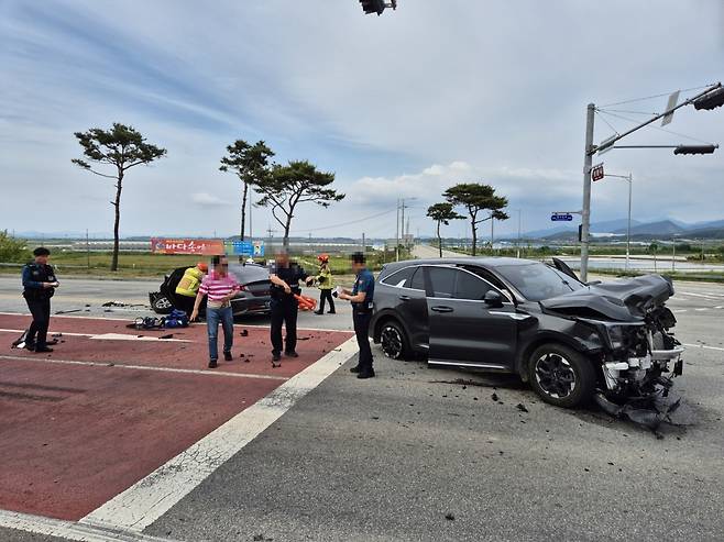 사고 현장 [홍성소방서 제공. 재판매 및 DB 금지]