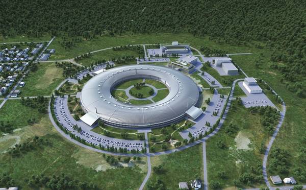 다목적 방사광가속기 구축 사업 조감도. (사진=충북도 제공)