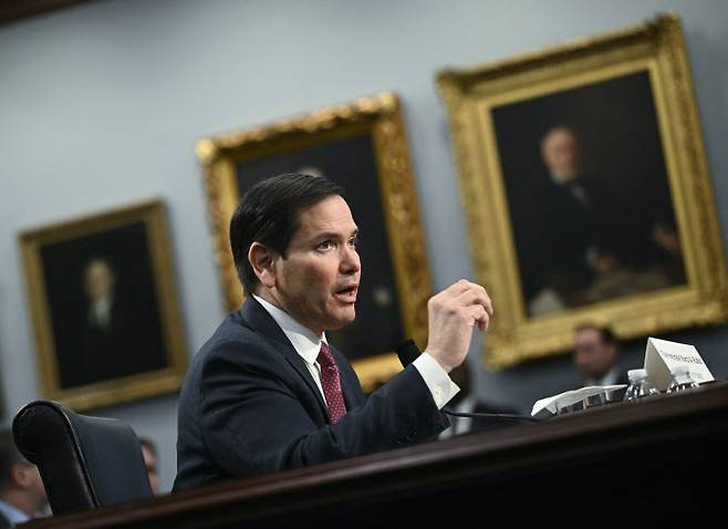 마코 루비오 미국 국무장관(사진=AFP)