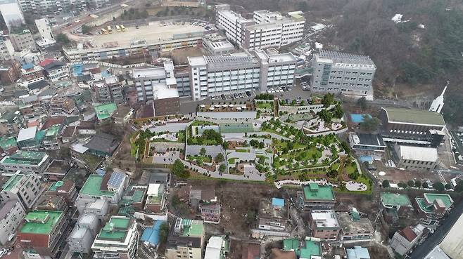 성신여대 야외정원 조감도(서울시 제공).