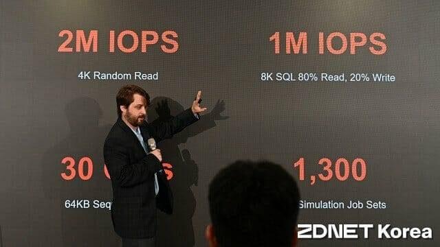 PAS7700의 각종 처리 속도. (사진=지디넷코리아)