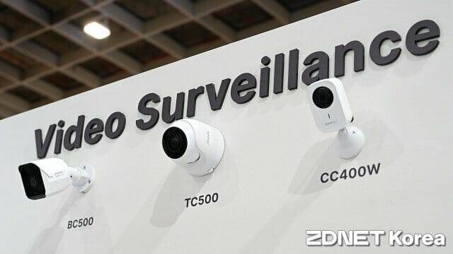 시놀로지가 제조해 공급하는 IP 카메라 제품군. (사진=지디넷코리아)