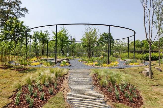 서울시가 22일부터 진행하는 '2025 서울국제정원박람회'에 선보일 작가정원 전경. 서울시