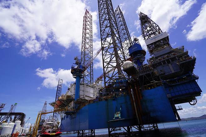 SK어스온의 원유 시추 설비 '리그'. /SK어스온
