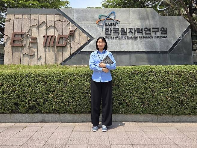 13일 한국원자력연구원 본원에서 만난 김설 과학기술연합대학원대학교(UST) 양자에너지화학과 박사과정생. 이병구 기자 2bottle9@donga.com