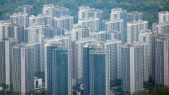 입주권 신고가 기록한 올림픽파크포레온