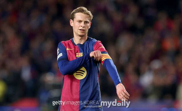 FC 바르셀로나 잔류 의사를 밝힌 프렝키 더용. /게티이미지코리아
