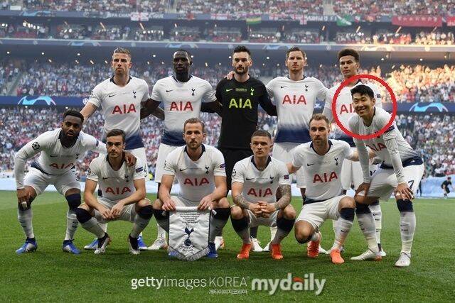 2018-19시즌 UEFA 챔피언스리그 결승전 토트넘 선발 멤버/게티이미지코리아