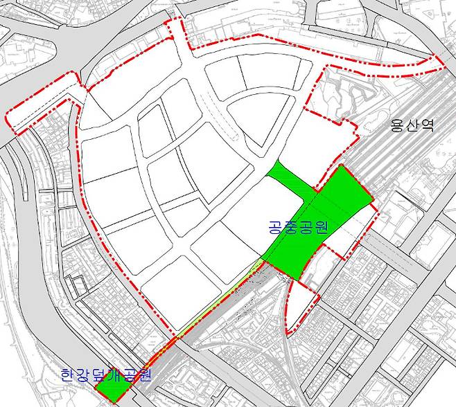 공중정원 위치도