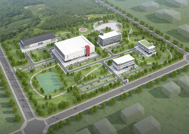 첨단 복합빔 조사시설 조감도. 창원시 제공