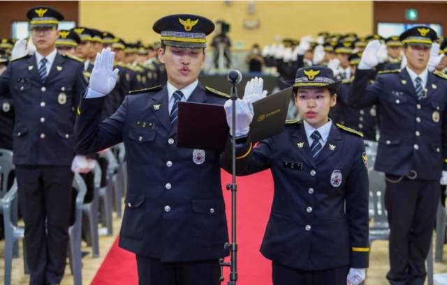 ▲중앙경찰학교 졸업식 장면 ⓒ중앙경찰학교