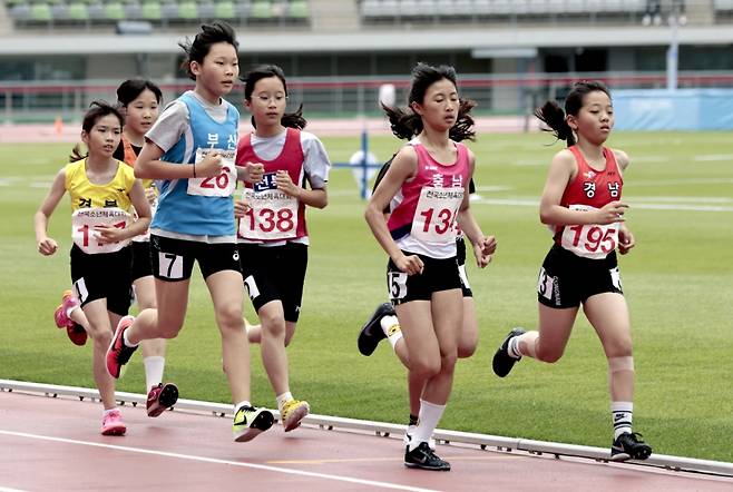 2024년 제53회 전국소년체육대회 육상 종목의 모습. /사진=대한체육회 제공