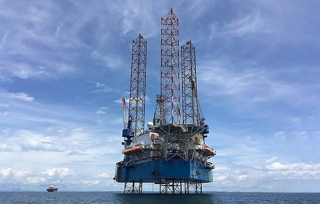 베트남 호치민 남동부 해상에 위치한 SK어스온 15-1/05 광구 전경 [SK어스온 제공. 재판매 및 DB 금지] photo@yna.co.kr