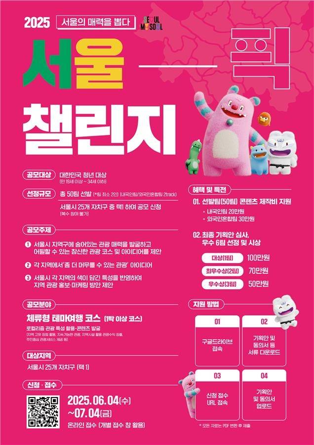 서울픽 챌린지 공모전 [서울시 제공. 재판매 및 DB 금지]