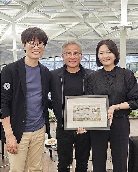 네이버 이해진, 엔비디아 젠슨 황과 소버린 AI 논의 [연합뉴스 자료 사진. 재판매 및 DB 금지]