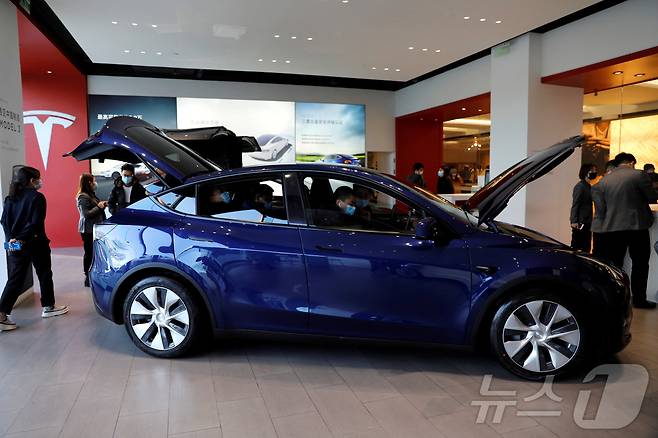 테슬라의 모델Y. ⓒ 로이터=뉴스1 ⓒ News1 김성식 기자