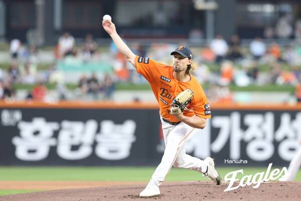 라이언 와이스. ⓒ한화 이글스
