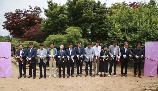 영암새실정원이 지난 22일 일반 시민들에게 정식으로 개방됐다. 전남도 제공