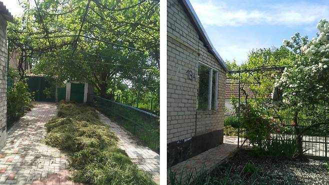 노보류비미우카 지역의 보론코프 부부의 집