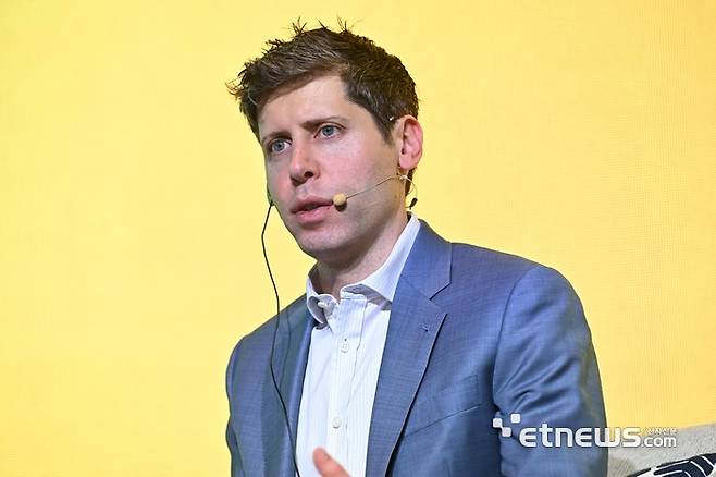 샘 올트먼 오픈AI 대표, 이동근기자 foto@etnews.com