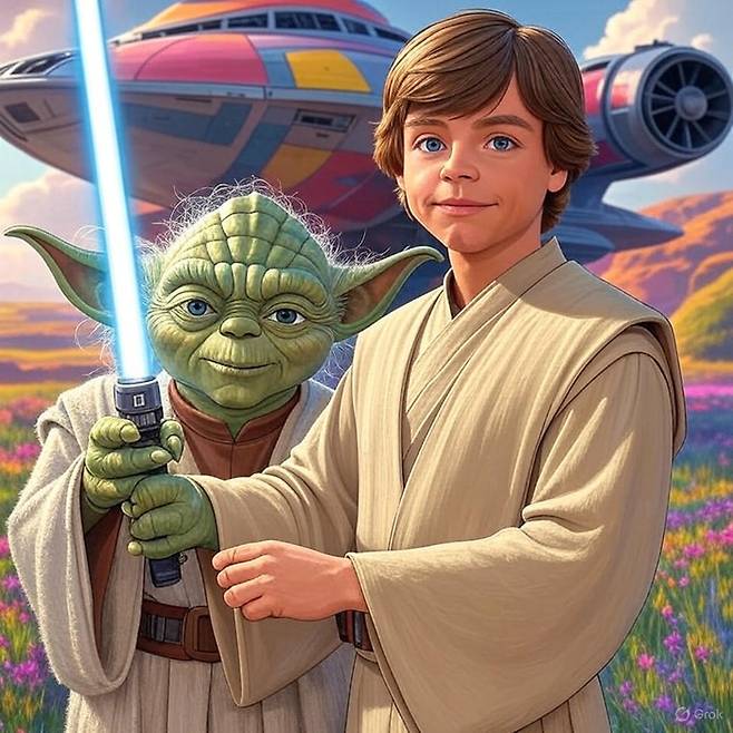 영화 스타워즈 (AI로 이미지 생성)