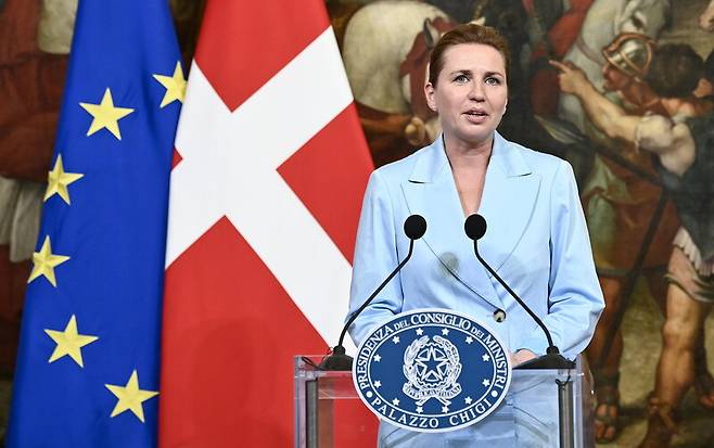 메테 프레데릭센 덴마크 총리. EPA연합뉴스