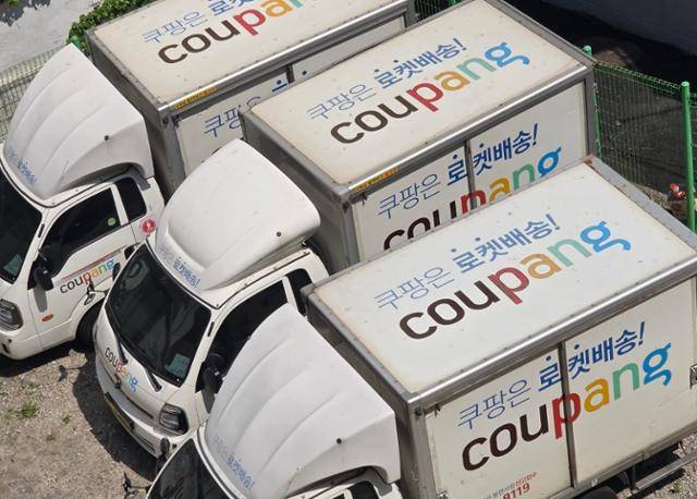 서울 시내 쿠팡 차고지 모습. 뉴시스