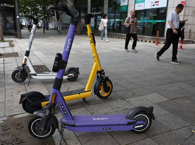 전동킥보드. 기사의 이해를 돕기 위한 이미지로 기사 내용과 직접 관련 없습니다. 뉴시스