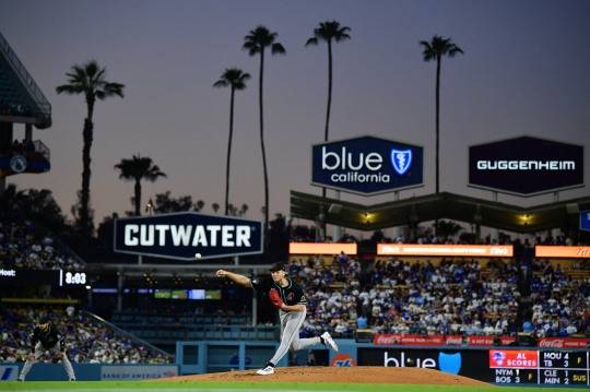 LA 올림픽 야구 경기가 열릴 다저스타디움. 사진[AP=연합뉴스]