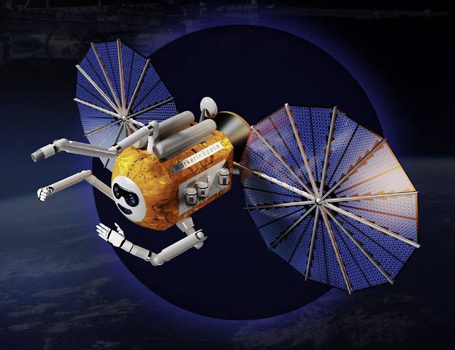 워커린스페이스의 다재능 로봇위성 상상도.[워커린스페이스 제공]