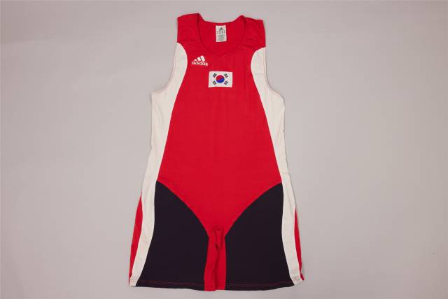 장미란의 역도 선수복. 사진 제공=문체부