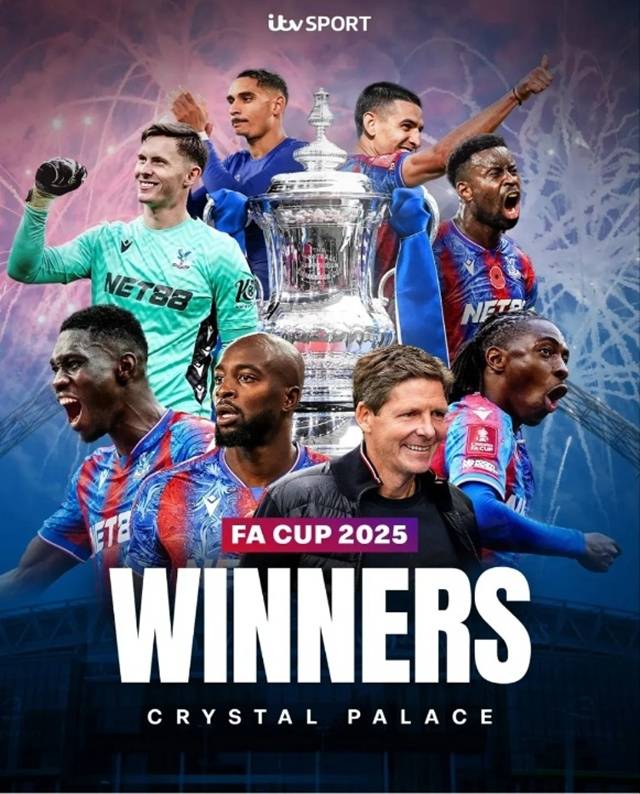 크리스탈 팰리스 FA컵 우승 포스터. /사진=크리스탈 팰리스 SNS