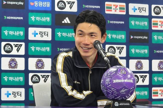 경기 후 인터뷰하는 김인성 [한국프로축구연맹 제공. 재판매 및 DB 금지]