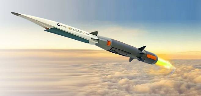 한국의 극초음속 미사일 이미지