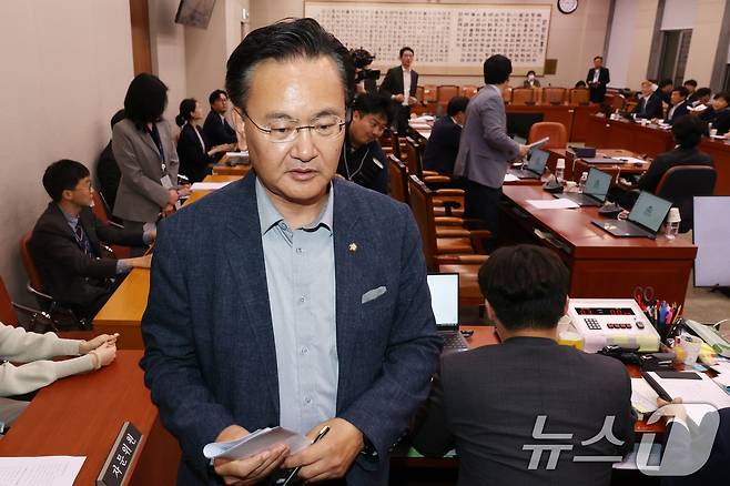 국회 법제사법위원회 국민의힘 간사인 유상범 의원. 2025.5.1/뉴스1 ⓒ News1 이광호 기자