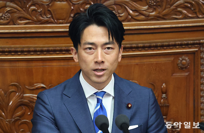 고이즈미 신지로 일본 농림상. 동아일보DB